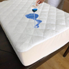 Crib Breathable bamboo Quilted fill Waterproof Mattress Protector 