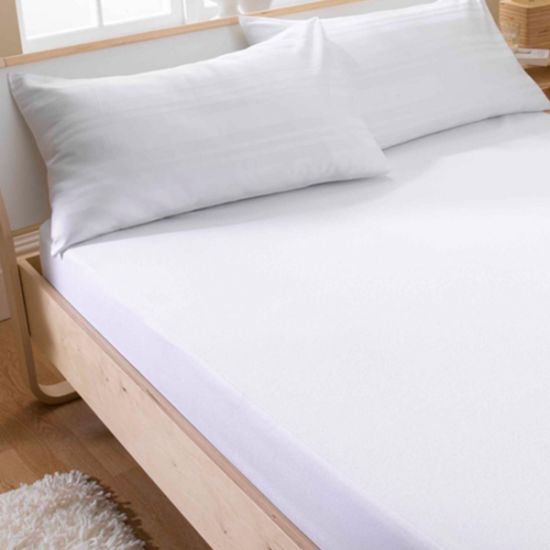 King Size 100% Waterproof Cotton Terry Surface Mattress Cover
