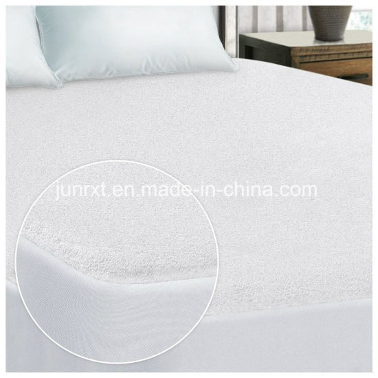 Hotle Cotton Terry Cloth Premium Waterproof Mattress Pad Protector Mattress Cover