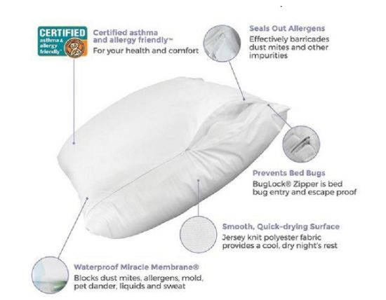 Queen Size 100% Brushed Microfiber Pillow Covers-2 Pack