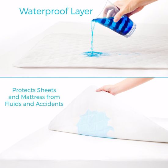 Waterproof Sheet Protector with Soft Cotton Blend Cover